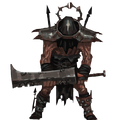 Placeholder art of the Reaver, an unused Fanatic enemy, found in the game files